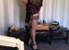 sissy slave in stockings